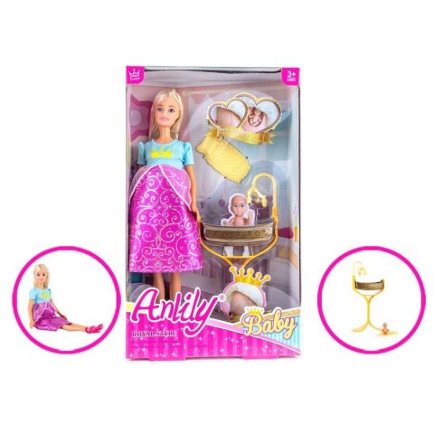 LALKA W CIĄŻY 30 CM. + AKCESORIA LALKA W CIĄŻY 30 CM. + AKCESORIA