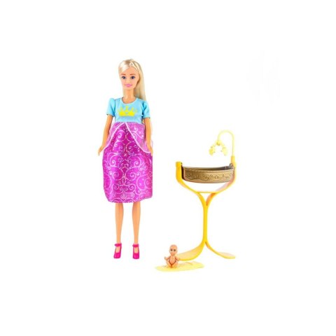 LALKA W CIĄŻY 30 CM. + AKCESORIA LALKA W CIĄŻY 30 CM. + AKCESORIA