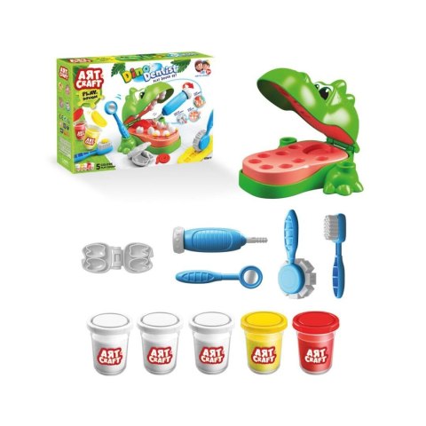 DINO DENTYSTA + MASA PLASTYCZNA DINO DENTYSTA + MASA PLASTYCZNA