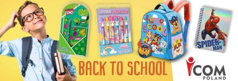 Piórnik trójkomorowy z wyposażeniem Psi Patrol