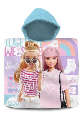 Poncho kąpielowe 120x60 cm Barbie Kids Euroswan