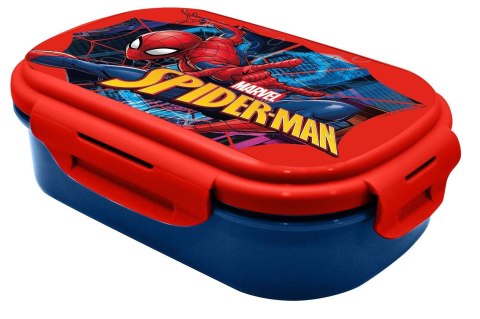 Spiderman Pudełko śniadaniowe + sztućce Spiderman Pudełko śniadaniowe + sztućce