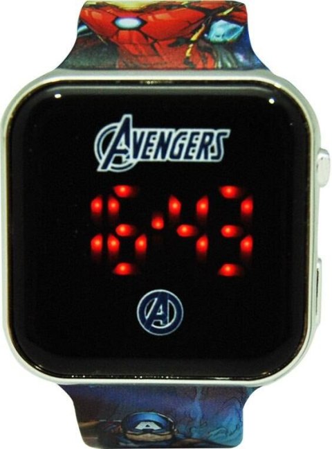 Zegarek LED z kalendarzem Avengers Kids Euroswan Zegarek LED z kalendarzem Avengers Kids Euroswan