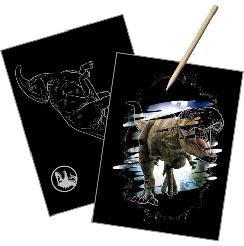 Zestaw kreatywny - wydrapywanka / scrapbook Jurassic World Zestaw kreatywny - wydrapywanka / scrapbook Jurassic World