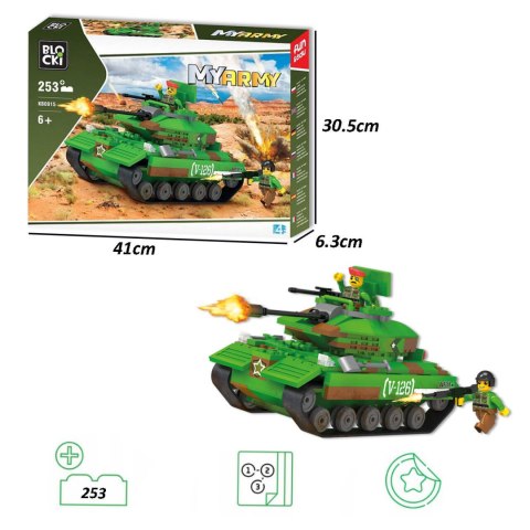 Klocki Blocki MyArmy Czołg na pustyni 253 el. Klocki Blocki MyArmy Czołg na pustyni 253 el.