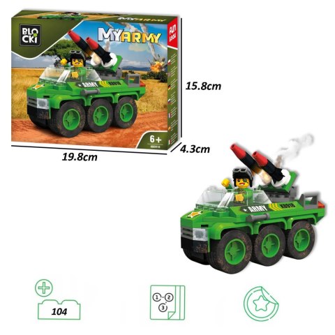 Klocki Blocki MyArmy Wóz z rakietami Klocki Blocki MyArmy Wóz z rakietami