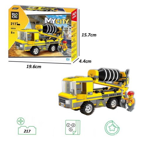 Klocki Blocki MyCity Betoniarka 217 el.