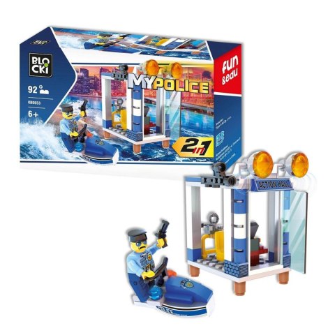 Klocki Blocki MyPolice 2 W 1 92 el. Klocki Blocki MyPolice 2 W 1 92 el.