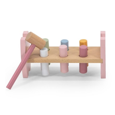 Viga PolarB Drewniana Przebijanka Wbijanka z Młoteczkiem Lisek Montessori Viga PolarB Drewniana Przebijanka Wbijanka z Młoteczkiem Lisek Montessori