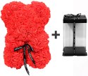 MIŚ Z PŁATKÓW RÓŻ ROSE BEAR WALENTYNKI + PUDEŁKO