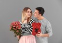 MIŚ Z PŁATKÓW RÓŻ ROSE BEAR WALENTYNKI + PUDEŁKO
