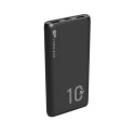 Silicon Power Power Bank QP15 Li-Polymer, Black, 10.000 mAh, Micro USB, Type-C, 3.5 hours, USB Type-A (x2), Type-C (x1)