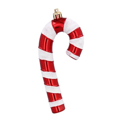 Zawieszki CUKIERKOWA LASKA 13cm - Komplet 4 szt. - Kolor: BOŻONARODZENIOWA CZERWIEŃ Zawieszki CUKIERKOWA LASKA 13cm - Komplet 4 szt. - Kolor: BOŻONARODZENIOWA CZERWIEŃ