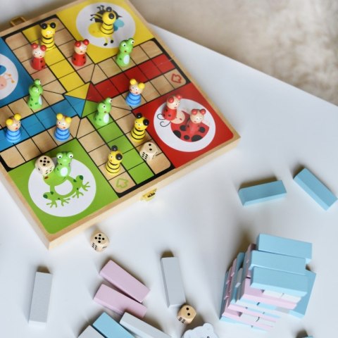 Drewniana gra Ludo Chińczyk Viga Toys Drewniana gra Ludo Chińczyk Viga Toys