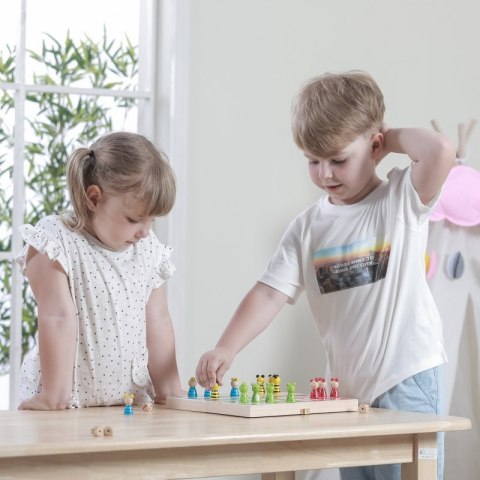 Drewniana gra Ludo Chińczyk Viga Toys Drewniana gra Ludo Chińczyk Viga Toys