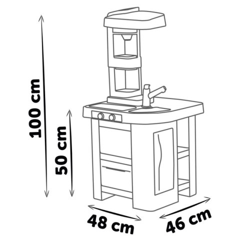 Smoby Kuchnia MiniTefal Elektroniczna + 27 akcesoriów Smoby Kuchnia MiniTefal Elektroniczna + 27 akcesoriów