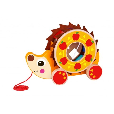 TOOKY TOY DREWNIANY SORTER JEŻ DO CIĄGNIĘCIA 2W1 TOOKY TOY DREWNIANY SORTER JEŻ DO CIĄGNIĘCIA 2W1