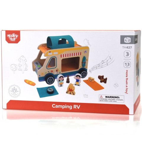 Tooky Toy Drewniany Kamper Postacie Kemping Tooky Toy Drewniany Kamper Postacie Kemping