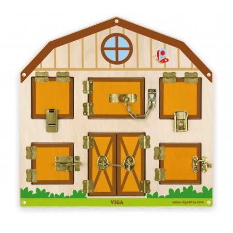Viga Drewniana Tablica Manipulacyjna Farma Otwieranie Zamków