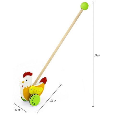 VIGA TOYS DREWNIANY PCHACZ KURKA VIGA TOYS DREWNIANY PCHACZ KURKA