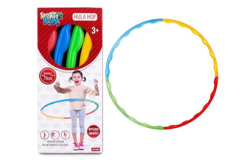 HULA HOP SKŁADANE KOLOROWE KOŁO DO KRĘCENIA MASAŻ HULA HOP SKŁADANE KOLOROWE KOŁO DO KRĘCENIA MASAŻ