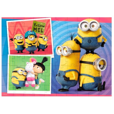 PUZZLE MINIONKI 80 ELEMENTÓW MINIONS UKŁADANKA KOLOROWA DLA DZIECI