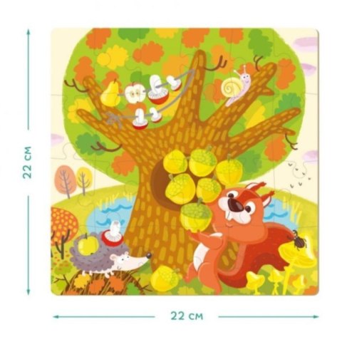 Puzzle 4 w 1 Pory Roku 300125 Puzzle 4 w 1 Pory Roku 300125