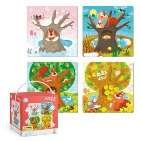 Puzzle 4 w 1 Pory Roku 300125 Puzzle 4 w 1 Pory Roku 300125