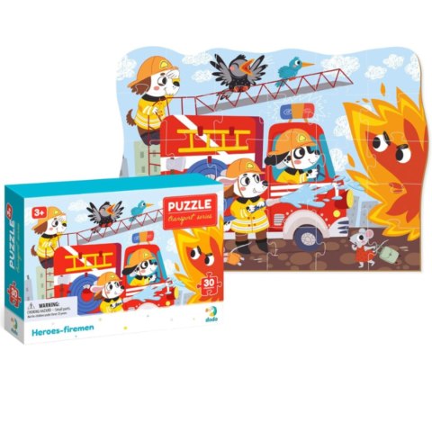 Puzzle Bohaterowie - Strażacy 30 el. 300372 Puzzle Bohaterowie - Strażacy 30 el. 300372