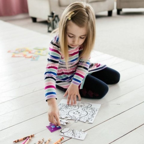 Puzzle Kolorowanka Zajaczek 300121 Puzzle Kolorowanka Zajaczek 300121