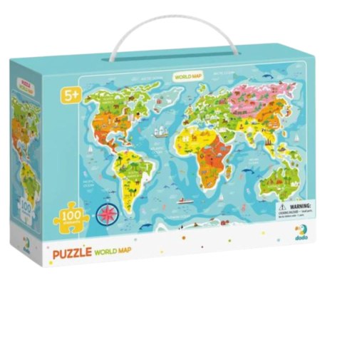 Puzzle Mapa Swiata, 100 el. 300123 Puzzle Mapa Swiata, 100 el. 300123
