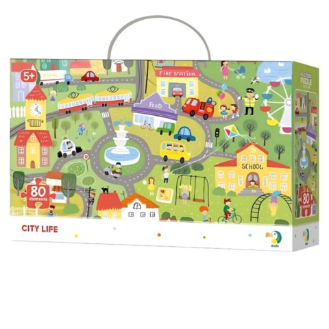 Puzzle Obserwacyjne Zycie w miescie, 80 el. 300135 Puzzle Obserwacyjne Zycie w miescie, 80 el. 300135