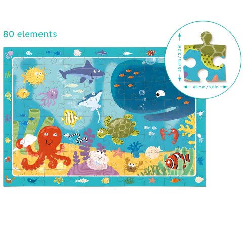 Puzzle Obserwacyjny Ocean, 80 el. 300134 Puzzle Obserwacyjny Ocean, 80 el. 300134