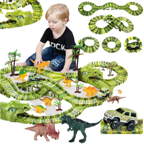 TOR WYŚCIGOWY DINOZAUR XXL DINO PARK TOR PRZESZKÓD DINOZAURY ZESTAW TOR WYŚCIGOWY DINOZAUR XXL DINO PARK TOR PRZESZKÓD DINOZAURY ZESTAW