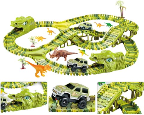 TOR WYŚCIGOWY DINOZAUR XXL DINO PARK TOR PRZESZKÓD DINOZAURY ZESTAW TOR WYŚCIGOWY DINOZAUR XXL DINO PARK TOR PRZESZKÓD DINOZAURY ZESTAW