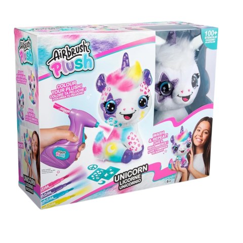 PROJEKT PLUSZOWY JEDNOROŻEC ZESTAW KREATYWNY MALOWANIE AEROGRAF MARKERY PROJEKT PLUSZOWY JEDNOROŻEC ZESTAW KREATYWNY MALOWANIE AEROGRAF MARKERY