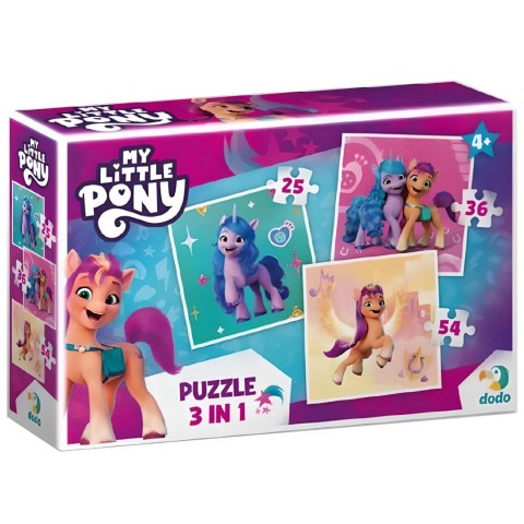 Puzzle 3 in 1 My Little Pony 200385 Puzzle 3 in 1 My Little Pony 200385