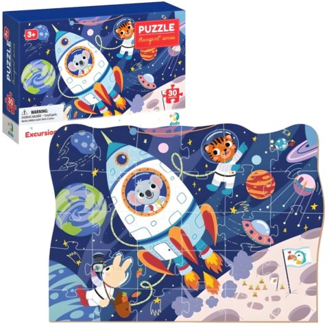 Puzzle Wyprawa w kosmos, 30 el. 300374 Puzzle Wyprawa w kosmos, 30 el. 300374