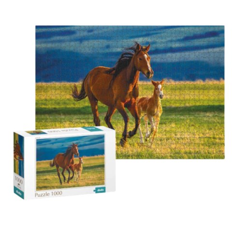 Puzzle Nauka źrebaka, 1000 el. Puzzle Nauka źrebaka, 1000 el.