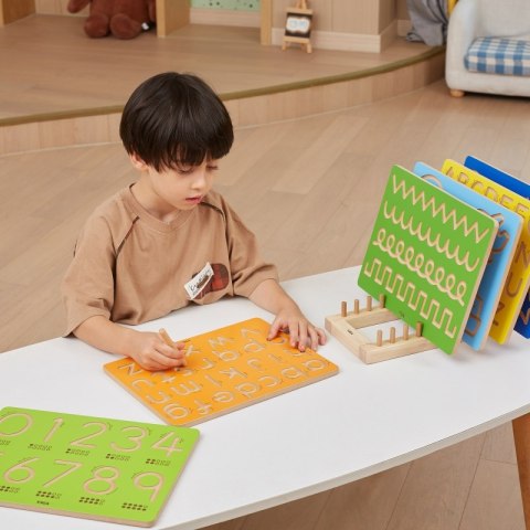 VIGA Tablica Grafomotoryczna Duże Litery Nauka Pisania VIGA Tablica Grafomotoryczna Duże Litery Nauka Pisania