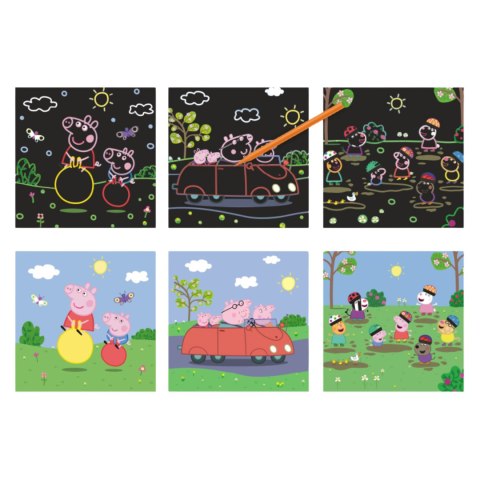 Zdrapka artystyczna Peppa Pig 200185 Zdrapka artystyczna Peppa Pig 200185