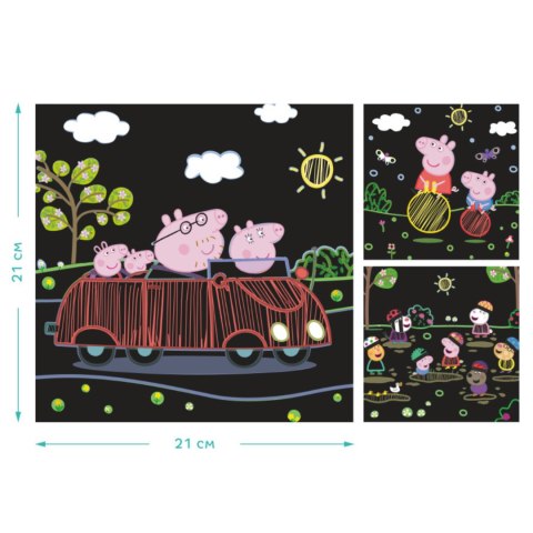 Zdrapka artystyczna Peppa Pig 200185 Zdrapka artystyczna Peppa Pig 200185