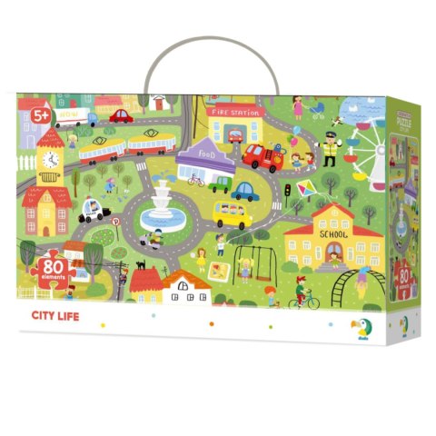 Puzzle Obserwacyjne Zycie w miescie, 80 el. 300135 Puzzle Obserwacyjne Zycie w miescie, 80 el. 300135