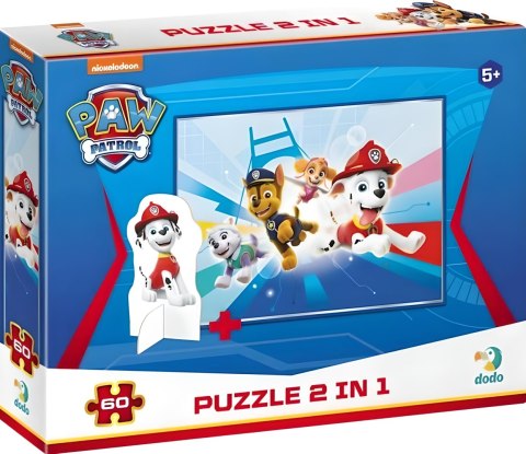Puzzle Paw Patrol 60 el. z figurkami 200165 Puzzle Paw Patrol 60 el. z figurkami 200165