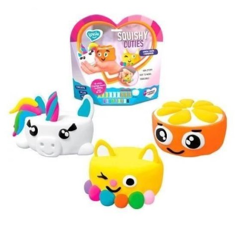 Zestaw z lekka ciastolina Squishy Cuties 70131 Zestaw z lekka ciastolina Squishy Cuties 70131