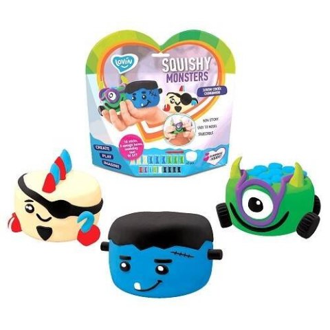 Zestaw z lekka ciastolina Squishy Monsters 70130 Zestaw z lekka ciastolina Squishy Monsters 70130