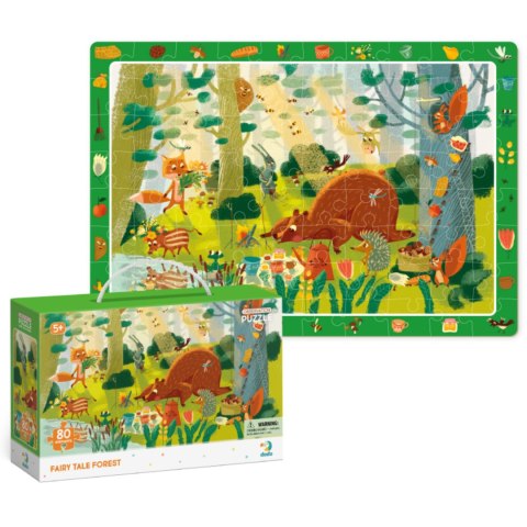 Puzzle Obserwacyjne 80 el. Magiczny Las 300366 Puzzle Obserwacyjne 80 el. Magiczny Las 300366