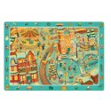 Puzzle Obserwacyjne 80 el. Zima w mieście 300352