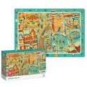 Puzzle Obserwacyjne 80 el. Zima w mieście 300352
