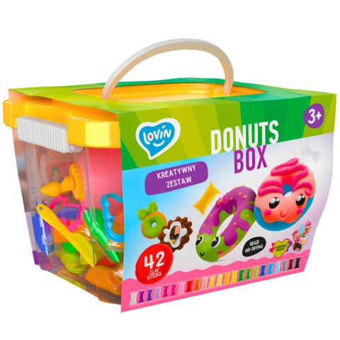 Zestaw Donuts box z plastelina powietrzna 70109 Zestaw Donuts box z plastelina powietrzna 70109